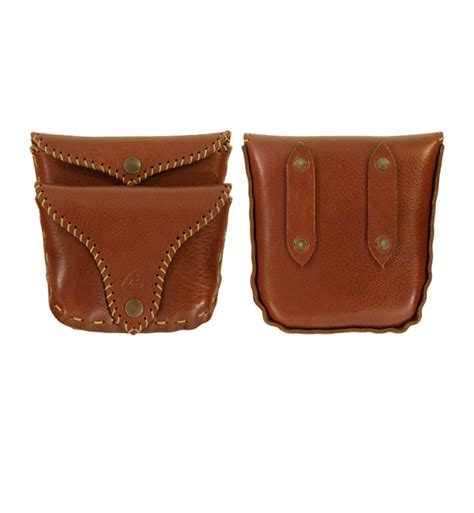 Saddle Double Pouch Cognac